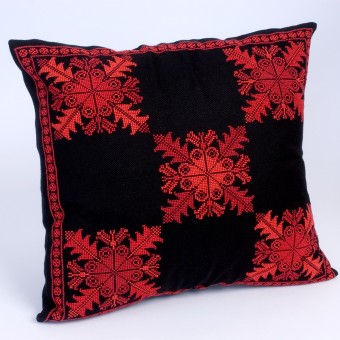 Embroidered Cushion Cover - Spider